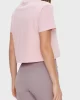 Guess Adele Crop T-Shırt Kadın Pembe T-Shirt V2YI06K8HM0-G6O1