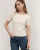 Guess Steffı Ss T-Shırt Kadın Krem T-Shirt V5RI04KCLH0-G6F4