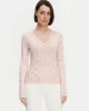 Guess Rosıe 4G Vn Ls Swtr Kadın Pembe Kazak W5GR07Z3D60-A60W