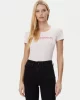 Guess Cn Ss Glıtter Degrade Logo Tee Kadın Pembe T-Shirt W5GI14J1314-A60W