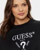 Guess Roberta Cn Sweatshırt Kadın Siyah Sweatshirt V5RQ12KC3D2-JBLK