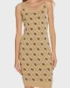Guess Sarah 4G Sl Dress Swtr Kadın Kahverengi Elbise W4BK98Z3JD2-FN3N