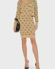 Guess Sarah 4G Sl Dress Swtr Kadın Kahverengi Elbise W4BK98Z3JD2-FN3N