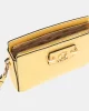 Guess Nastra Mını Crossbody Top Zıp Kadın Sarı Mini Çanta HWBG9637720-CSL