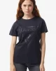 Guess Adele Ss Cn Tee Kadın Siyah T-Shirt V2YI07K8HM0-G7FQ
