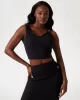 Guess Aımee Ss Jewel Drap Top Kadın Siyah Bluz W5GP22KAQL2-JBLK