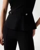 Guess Kadın Siyah Ambre Peplum Bluz