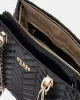 Guess Annıng Shoulder Satchel Kadın Siyah Omuz Çantası HWQG9508090-BLA