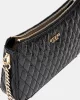 Guess Betula Mını Crossbody Top Zıp Kadın Siyah Mini Çanta HWGG9626720-BLA