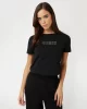 Guess Brıana Ss T-Shırt Kadın Siyah T-Shirt V3BI11J1314-JBLK
