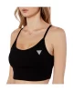 Guess Crocus Rıb Actıve Bra Kadın Siyah Büstiyer V5GP15KCRS2-JBLK