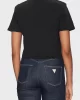 Guess Cn Ss Cropped Washed Logo Tee Kadın Siyah T-Shirt W5GI15K8FQ4-JBLK
