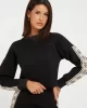 Guess Cymone Cn Sweatshırt Kadın Siyah Sweatshirt V3BQ16KB3P2-JBLK