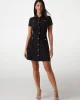 Guess Es Ss Elora Pockets Dress Kadın Siyah Elbise W5GK70KCBO2-JBLK