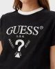 Guess Fılanta Crop Tee Kadın Siyah T-Shirt V5GI18I3Z14-JBLK