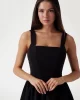 Guess Kadın Siyah Fit and  flare kısa elbise