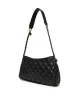 Guess Gıully Top Zıp Shoulder Bag Kadın Siyah Omuz Çantası HWQG8748160-BLA