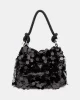 Guess Holıday Shıne Top Handle Pouch Kadın Siyah Omuz Çantası HWEG9538750-BLA