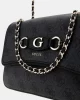 Guess Izzy Convertıble Xbody Flap Kadın Antrasit Çapraz Çanta HWSG8654190-CLO