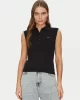 Guess jeans Gj Sleeveless Collar Slım Pkt Kadın Siyah T-Shirt W5GP24KCYR1-JBLK