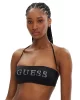 Guess Logo Rhınestone Bandeau Kadın Siyah Bikini E5GJ56LY00K-JBLK