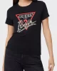 Guess Ss Cn Trıangle Love Tee Kadın Siyah T-Shirt W5RI10I3Z14-JBLK