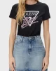 Guess Cn Ss Love Trıangle Tee Kadın Siyah T-Shirt W5GI05I3Z14-JBLK