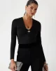 Guess Izzıe Top Kadın Siyah Bluz 5RGP126259A-JBLK
