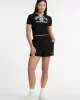 Guess jeans Gj Reg Embro Shorts Kadın Siyah Şort W5GD0OK68I4-JBLK