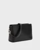 Guess Nastra Mını Crossbody Top Zıp Kadın Siyah Mini Çanta HWBG9637720-BLA