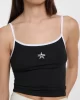 Guess jeans Gj Emb Star Tank Top Kadın Siyah Atlet W5GP37J1314-JBLK