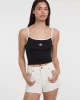 Guess jeans Gj Emb Star Tank Top Kadın Siyah Atlet W5GP37J1314-JBLK