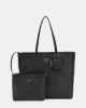 Guess Power Play Large Tech Tote Kadın Siyah Omuz Çantası HWBG9006240-BLA