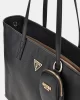 Guess Power Play Large Tech Tote Kadın Siyah Omuz Çantası HWBG9006240-BLA