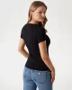 Guess Cn Ss Glıtter Degrade Logo Tee Kadın Siyah T-Shirt W5GI14J1314-JBLK
