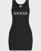 Guess Sunflower Rıb Dress Kadın Siyah Elbise V5GK06K8RT2-JBLK