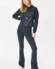 Guess New Alısa Hooded Sweatshırt Kadın Siyah Sweatshirt V2YQ08K7UW2-G7FQ