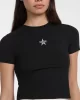 Guess jeans Gj Ss Cn Baby Emb Star Tee Kadın Siyah T-Shirt W5GI38J1314-JBLK