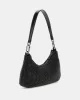 Guess Zalına Mını Top Zıp Shldr Bag Kadın Siyah Omuz Çantası HWRB9350720-BLA