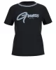 Guess Cn Ss Jeans Chaın Tee Kadın Siyah T-Shirt W5GI03I3Z14-JBLK