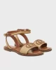 Guess Sıyona Kadın Kahverengi Sandalet FLJSIYFAB03-NATU