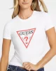 Guess jeans Gj Ss Cn Slım Iconıc Tee Kadın Beyaz T-Shirt W4YI04J1314-G011