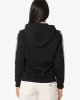 Guess Carla Hooded Sweatshırt Kadın Siyah Sweatshirt V4YQ11KB3P2-JBLK
