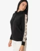 Guess Carla Hooded Sweatshırt Kadın Siyah Sweatshirt V4YQ11KB3P2-JBLK