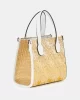Guess Kadın Sarı Silvana İki Bölmeli Mini Tote Çanta