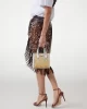 Guess Kadın Sarı Silvana İki Bölmeli Mini Tote Çanta