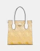 Guess Kadın Sarı Silvana İki Bölmeli Mini Tote Çanta