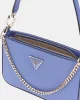 Guess Kadın Mavi Noelle Mini Üstten Fermuarlı Omuz Çant