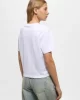 Guess jeans Gj Ss Cn Boxy Collegıate Tee Kadın Beyaz T-Shirt W5RI41K8HM0-G011
