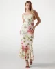 Guess Fleur Straps Mıdı Dress Kadın Çok Renkli Elbise W5GK20WH4S2-P0IY